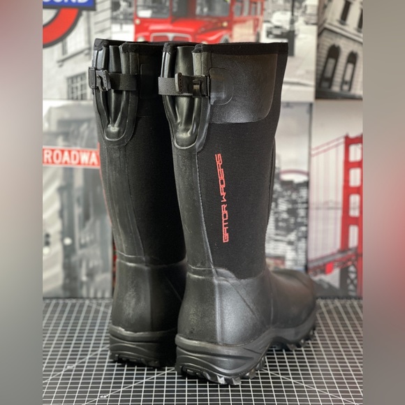 Gator Waders Mens Size 10 US Red Everglade 2.0 Uninsulated Rubber Boots NEW - Picture 4 of 10